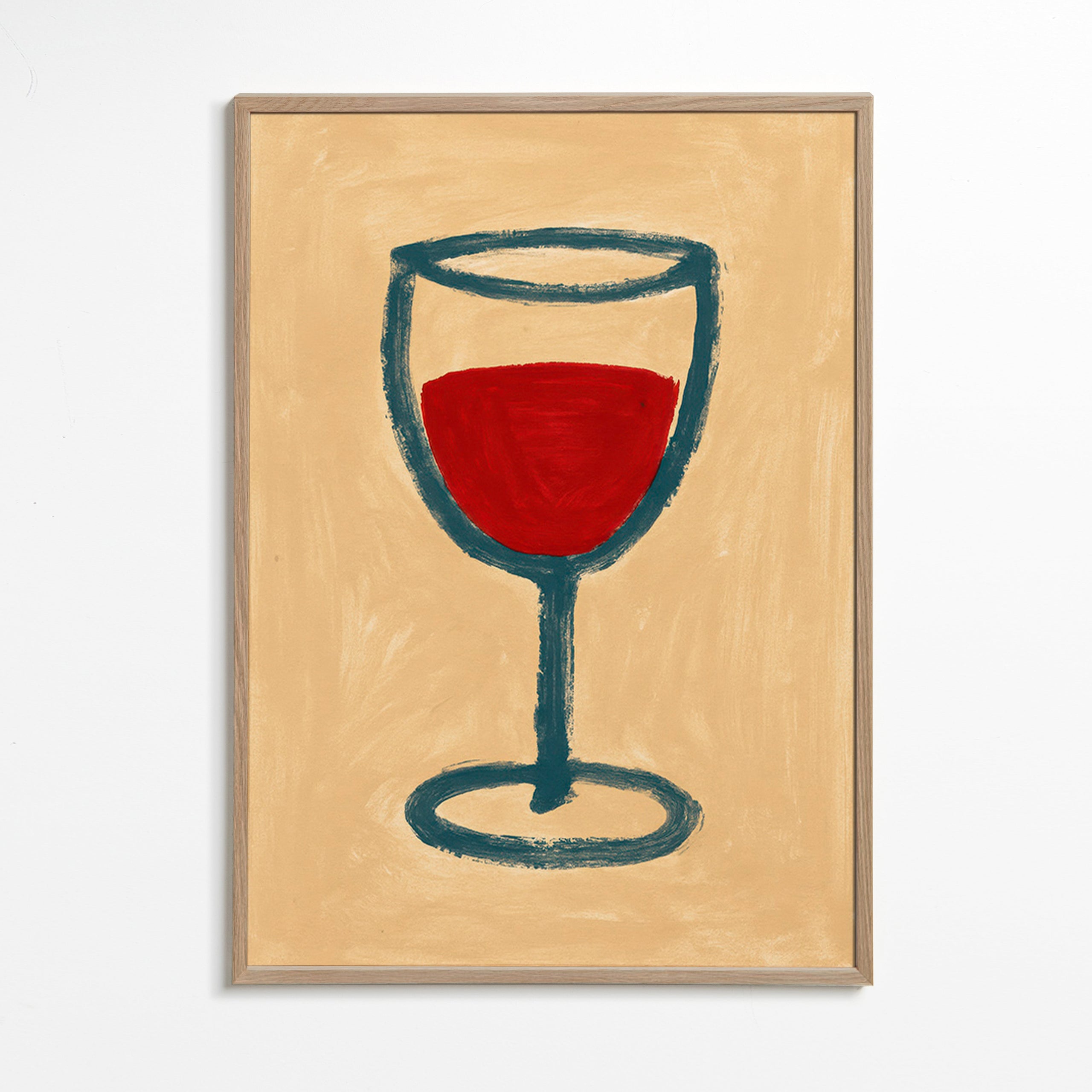 Køkkenkunst: minimalistisk vinglas – Oak Frame
