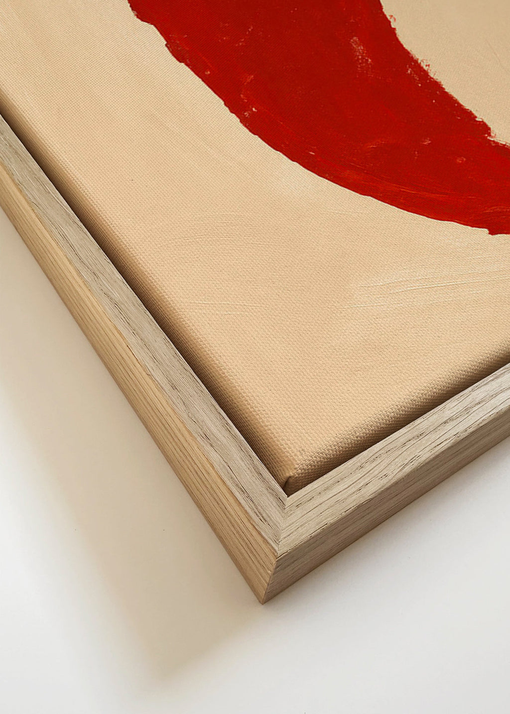Køkkenkunst rød chili maleri – Canvas detail