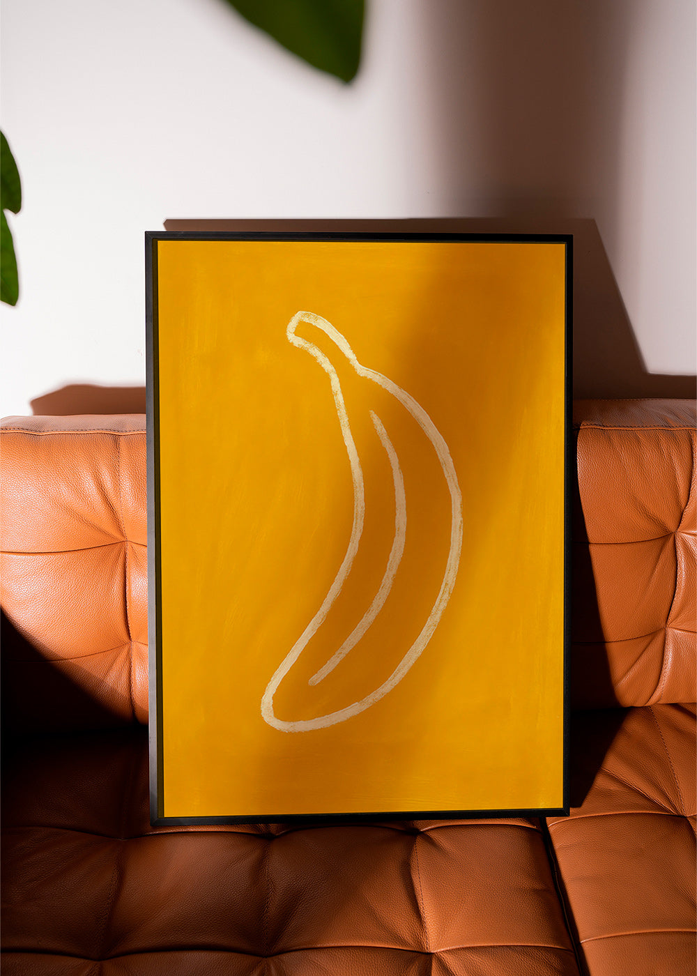 Køkkenkunst: gul banan minimalistisk – Product3