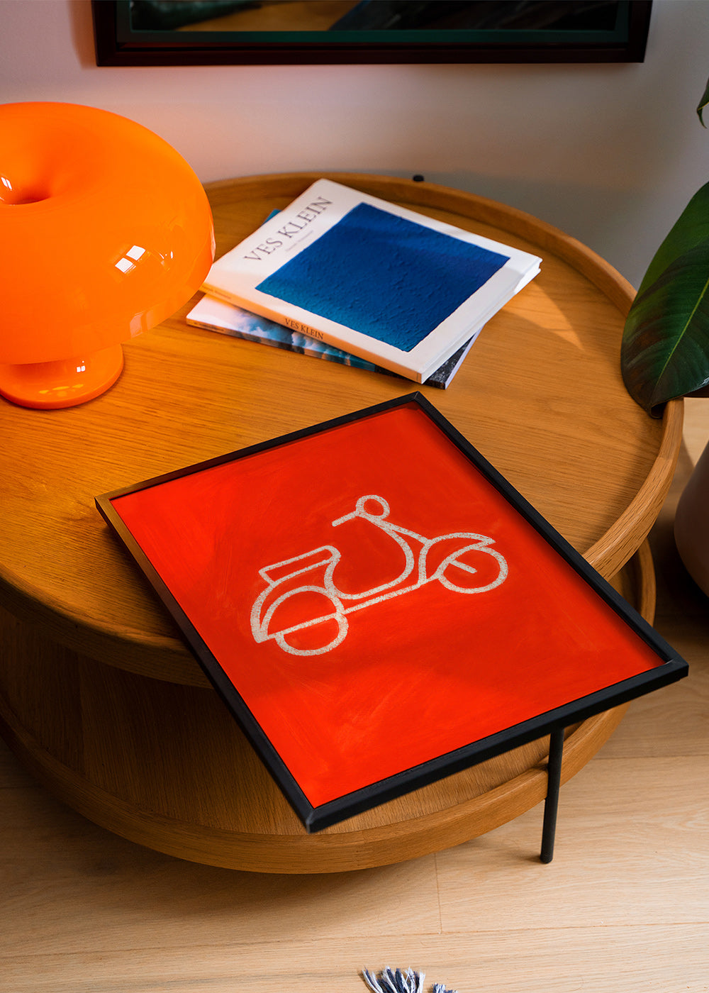 Rød scooter illustration – Product2