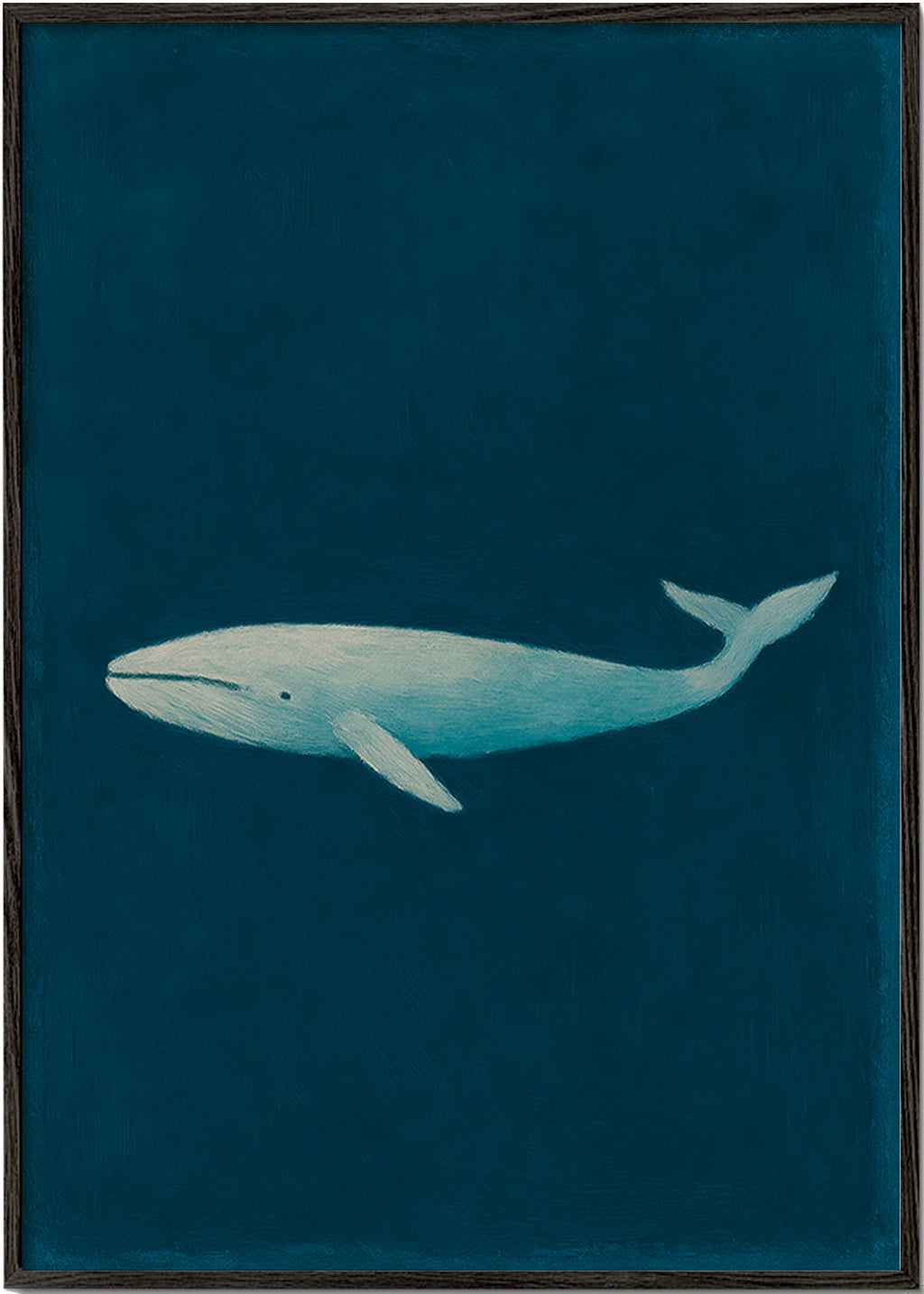 Billede dybhav hval – Black Frame