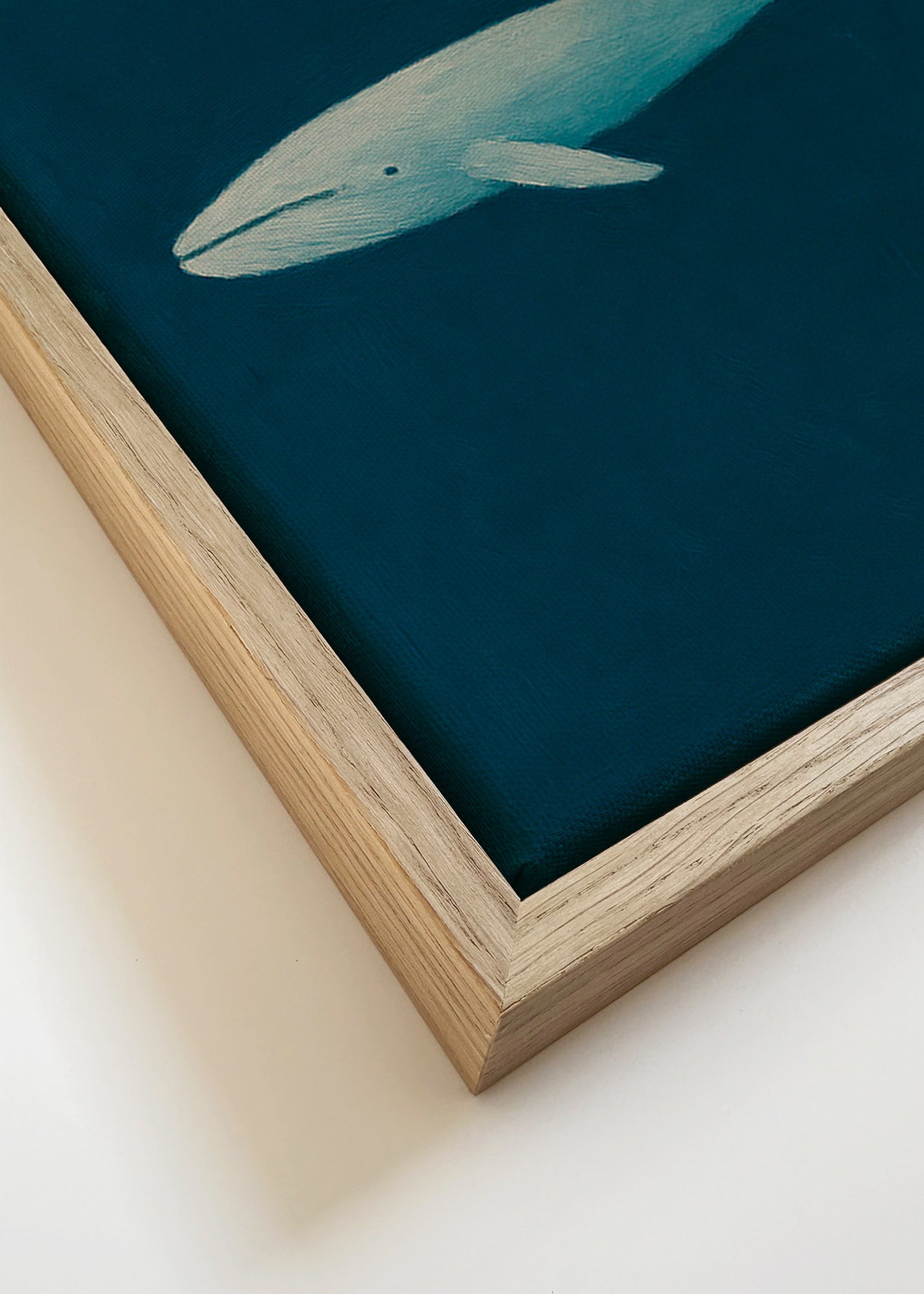 Billede dybhav hval – Canvas detail
