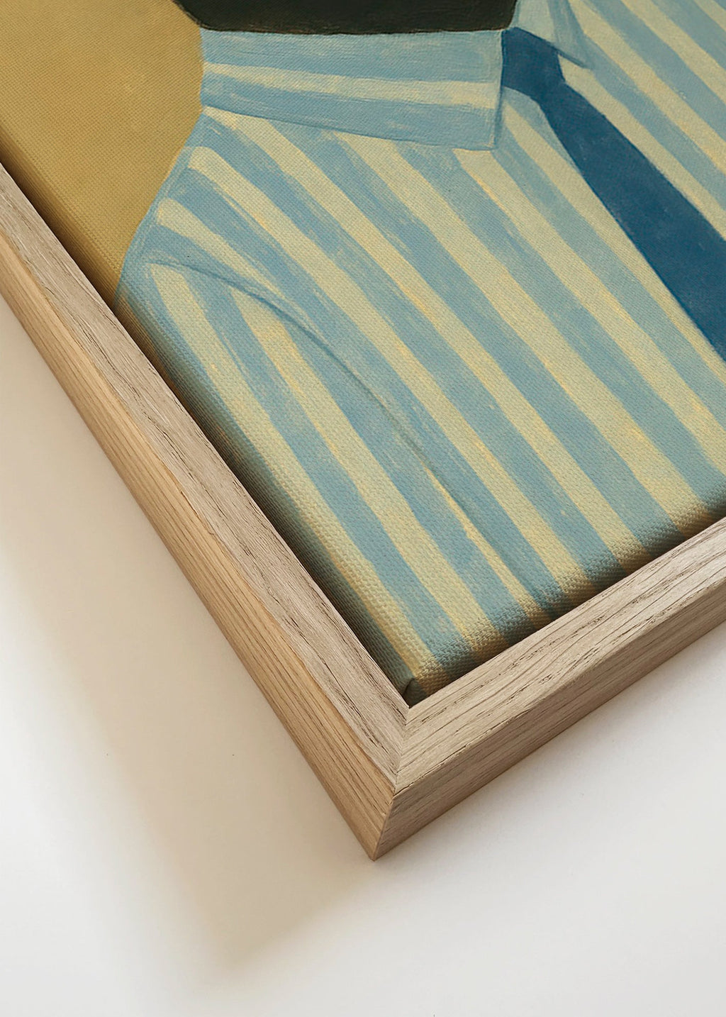 Abe i skjorte med striber – Canvas detail