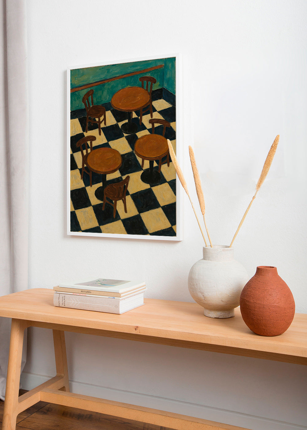 Køkkenkunst: bistroborde på skakgulv – Product3