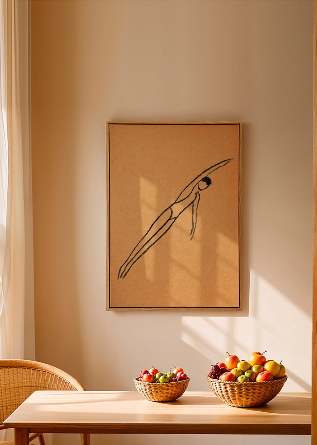 Illustration af figur i suspension – Canvas2