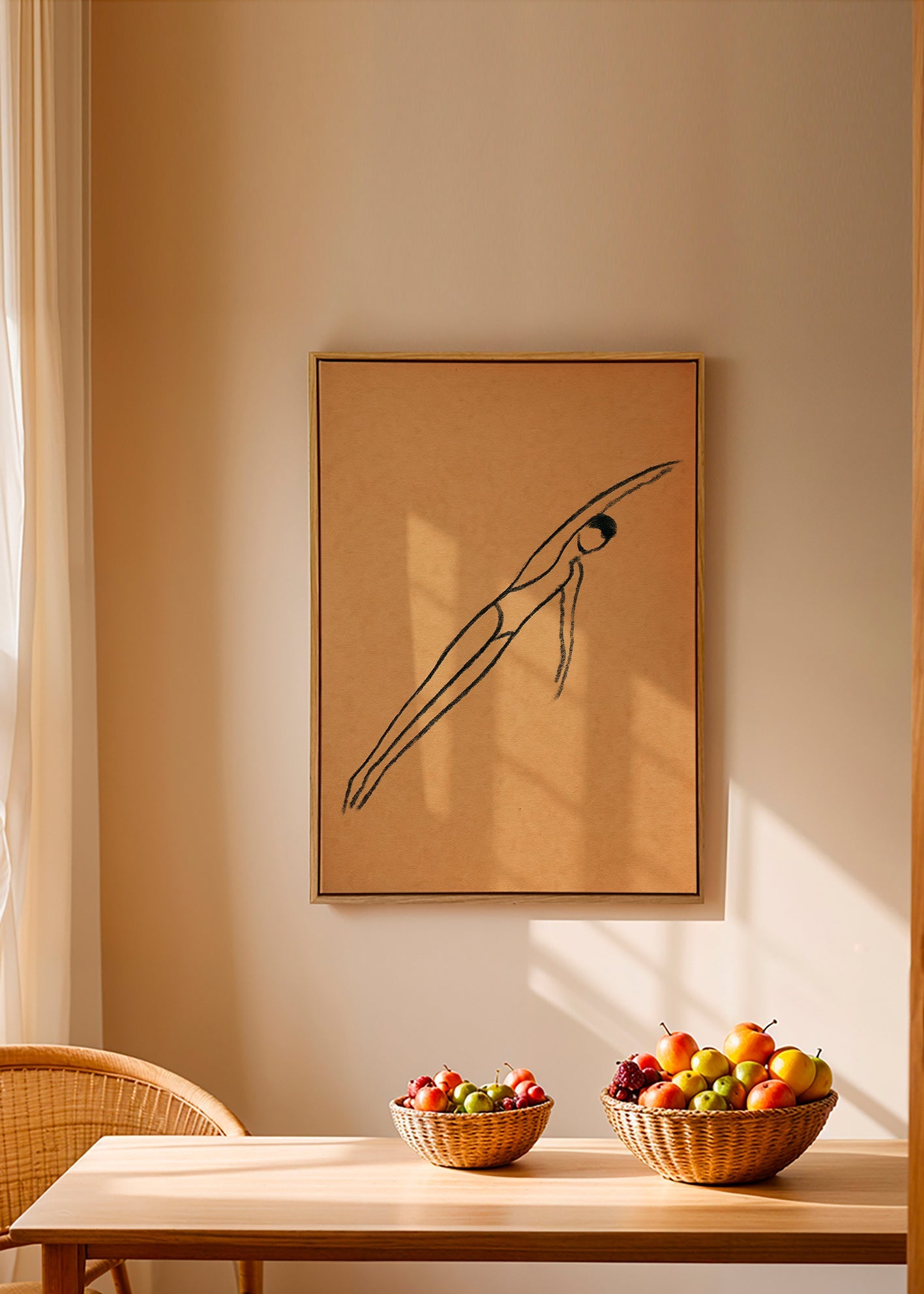 Illustration af figur i suspension – Canvas2