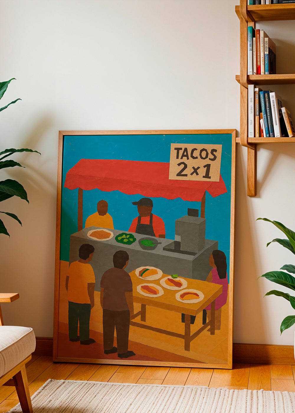 Køkkenkunst med illustreret tacos-bod – Product2