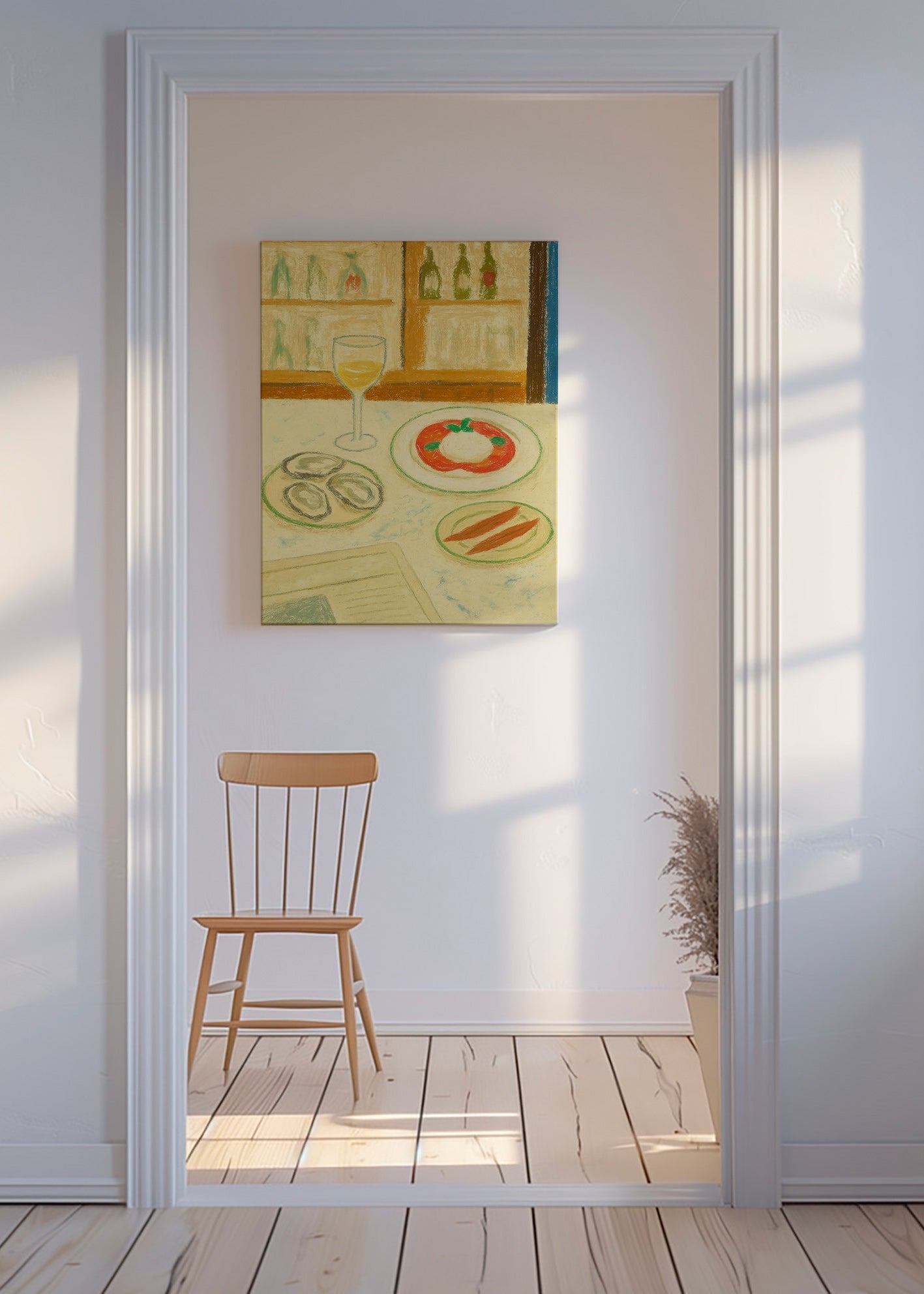 Køkkenkunst: burrata og østers i blid skitse – Canvas