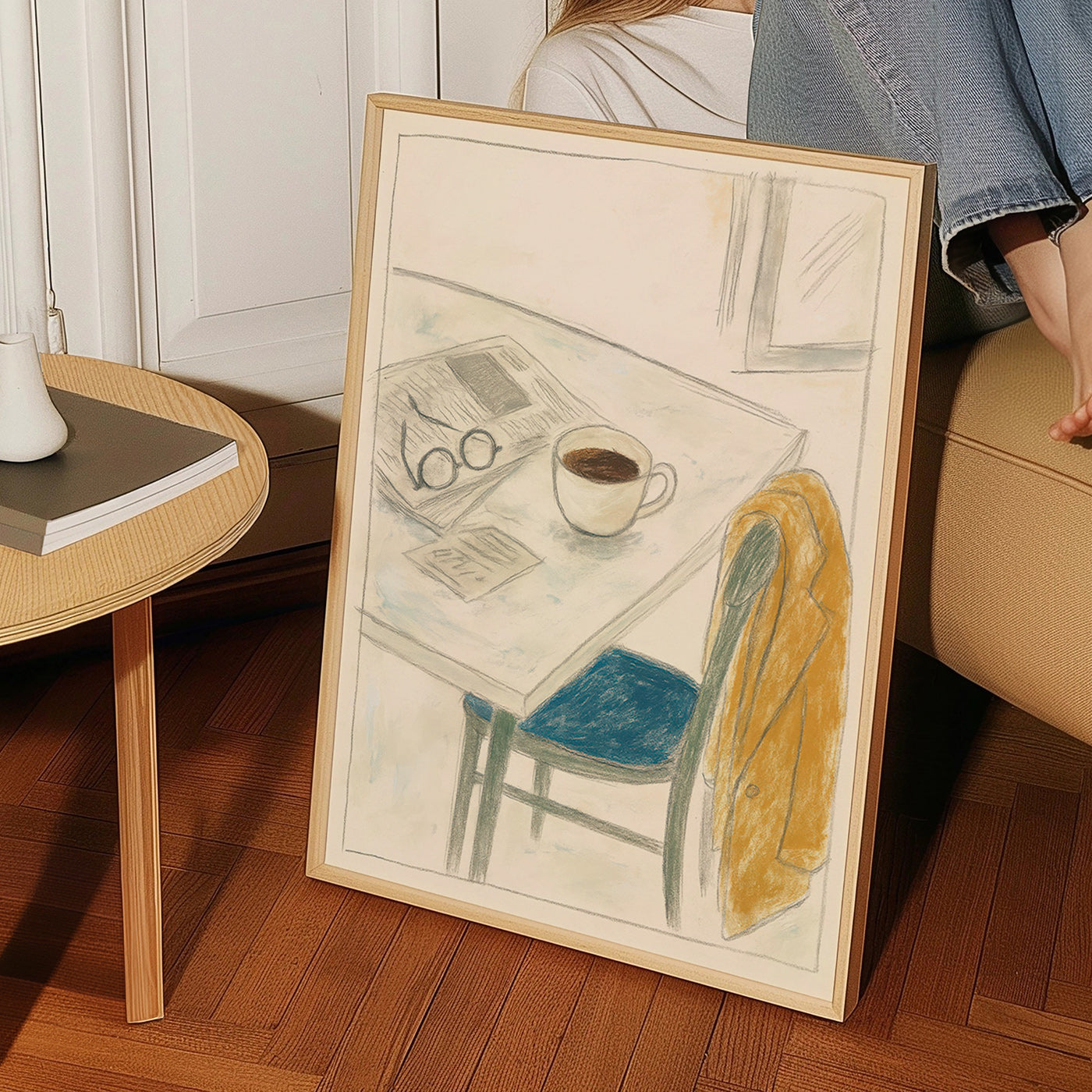 Køkkenkunst med kop og jakke – Product1