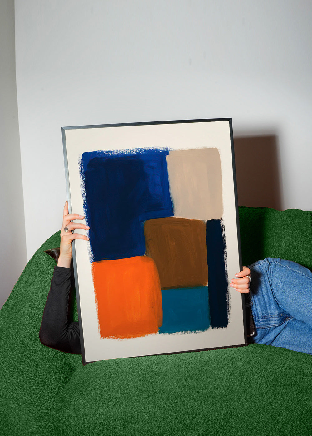Abstrakt billede med marine og varme blokke – Product3