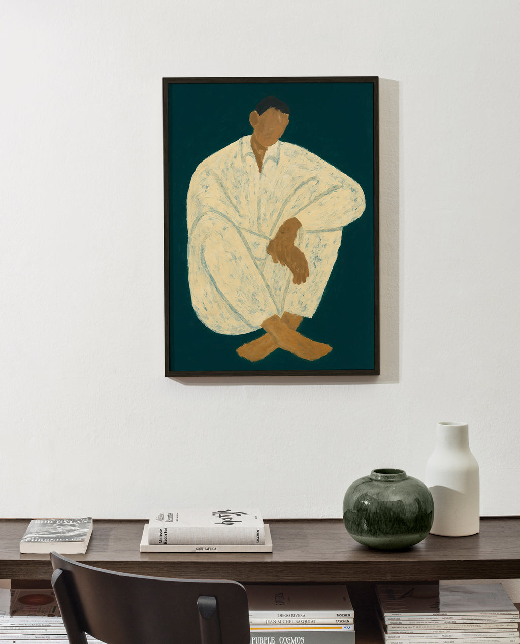 Illustration af siddende figur i afslappet positur – Product2