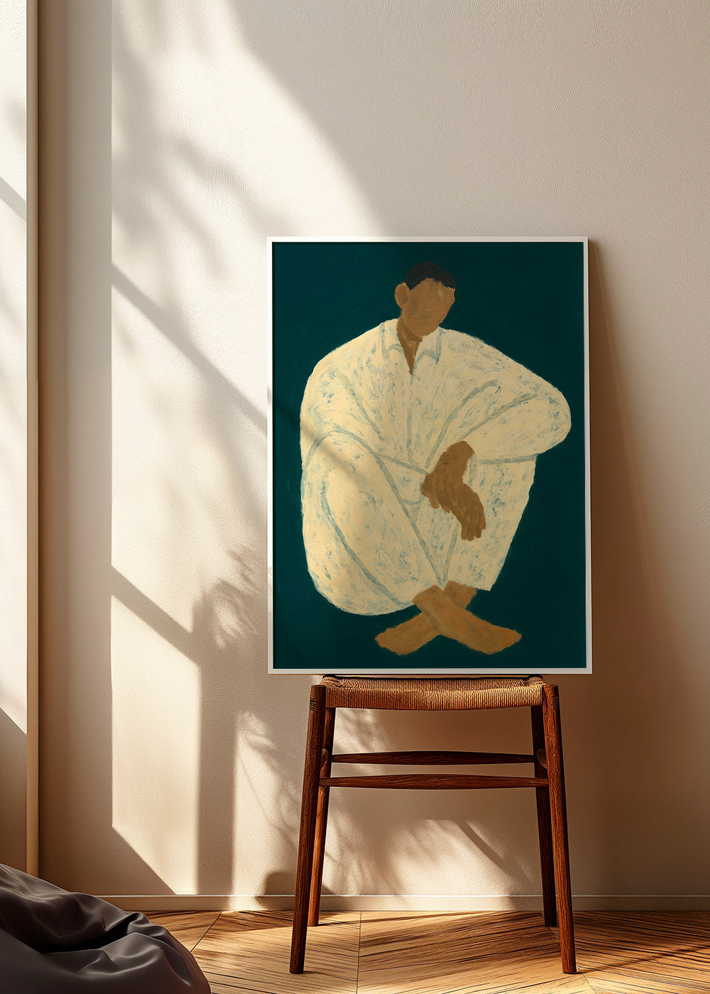 Illustration af siddende figur i afslappet positur – Product3
