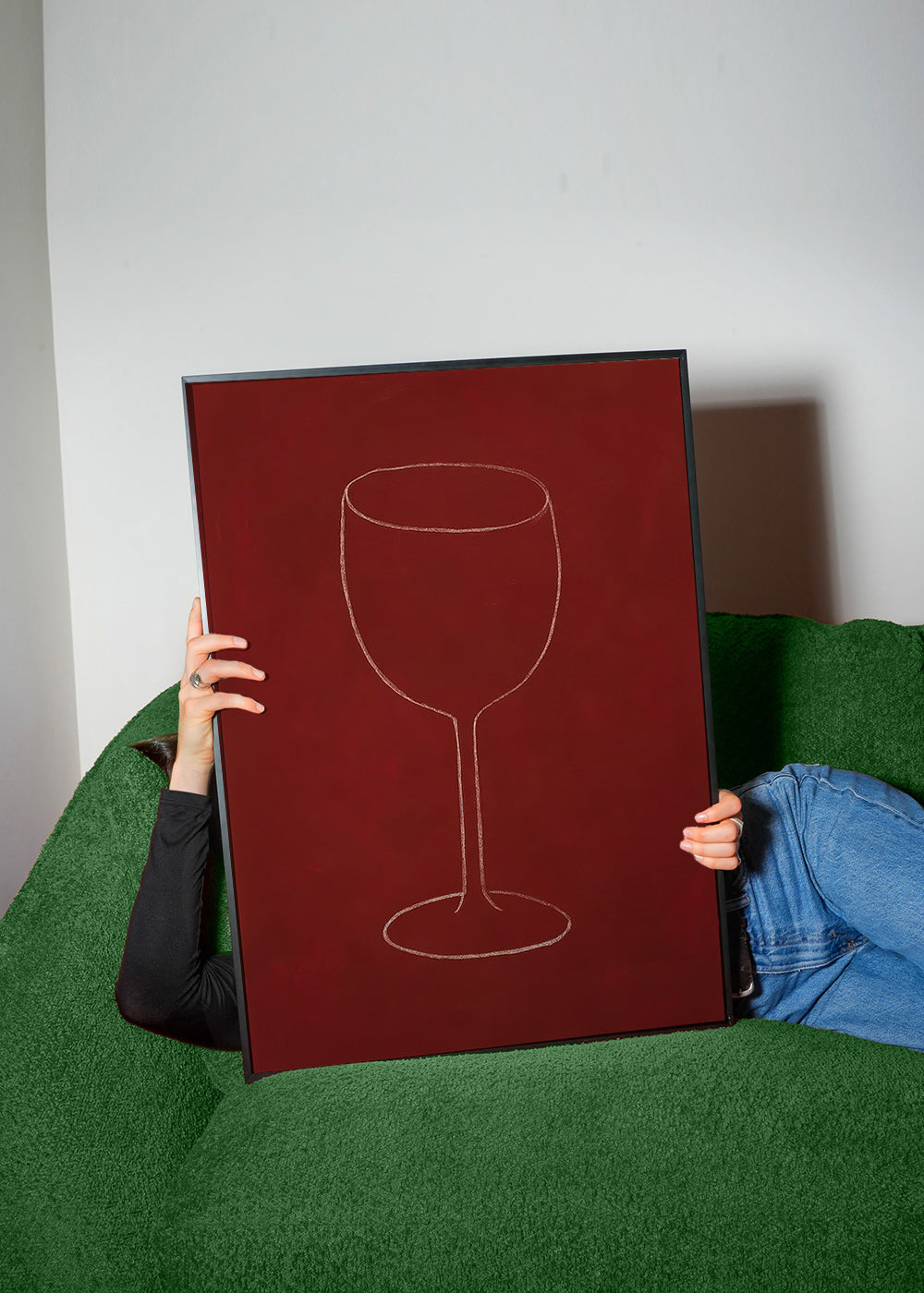Køkkenkunst: vinglassilhuet – Product2
