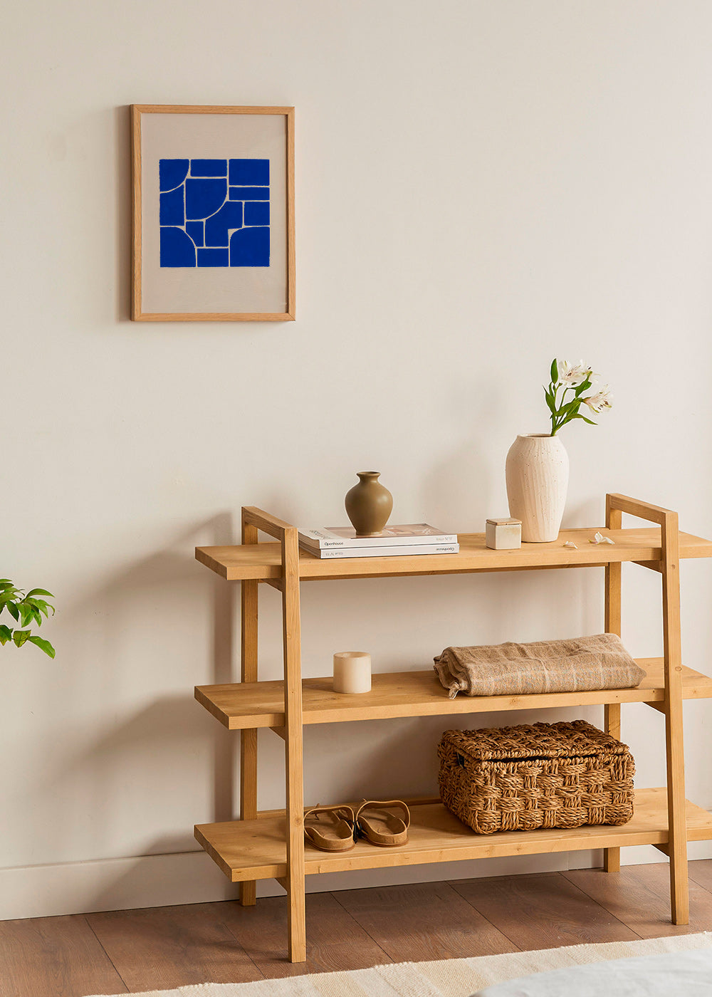 Geometrisk plakat i dyb blå – Product1