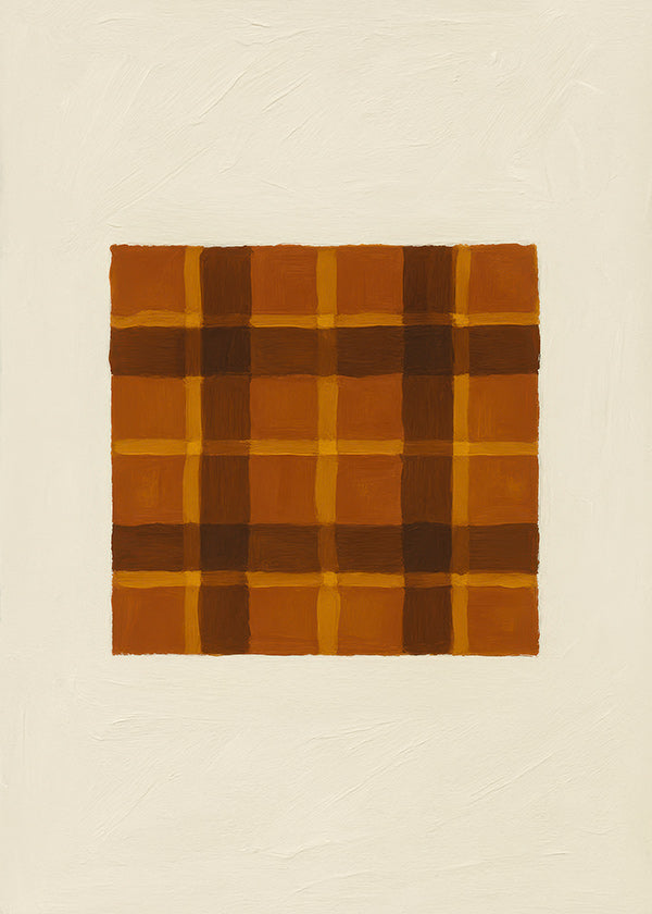 Geometrisk okker panel