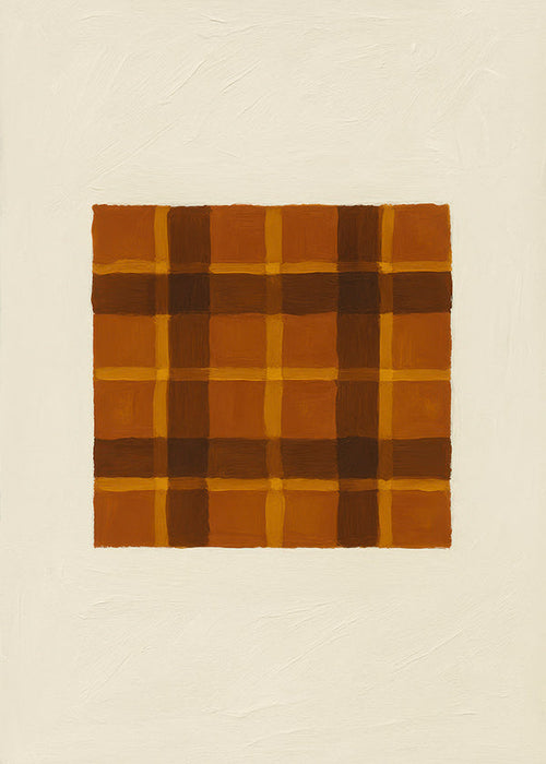 Geometrisk okker panel