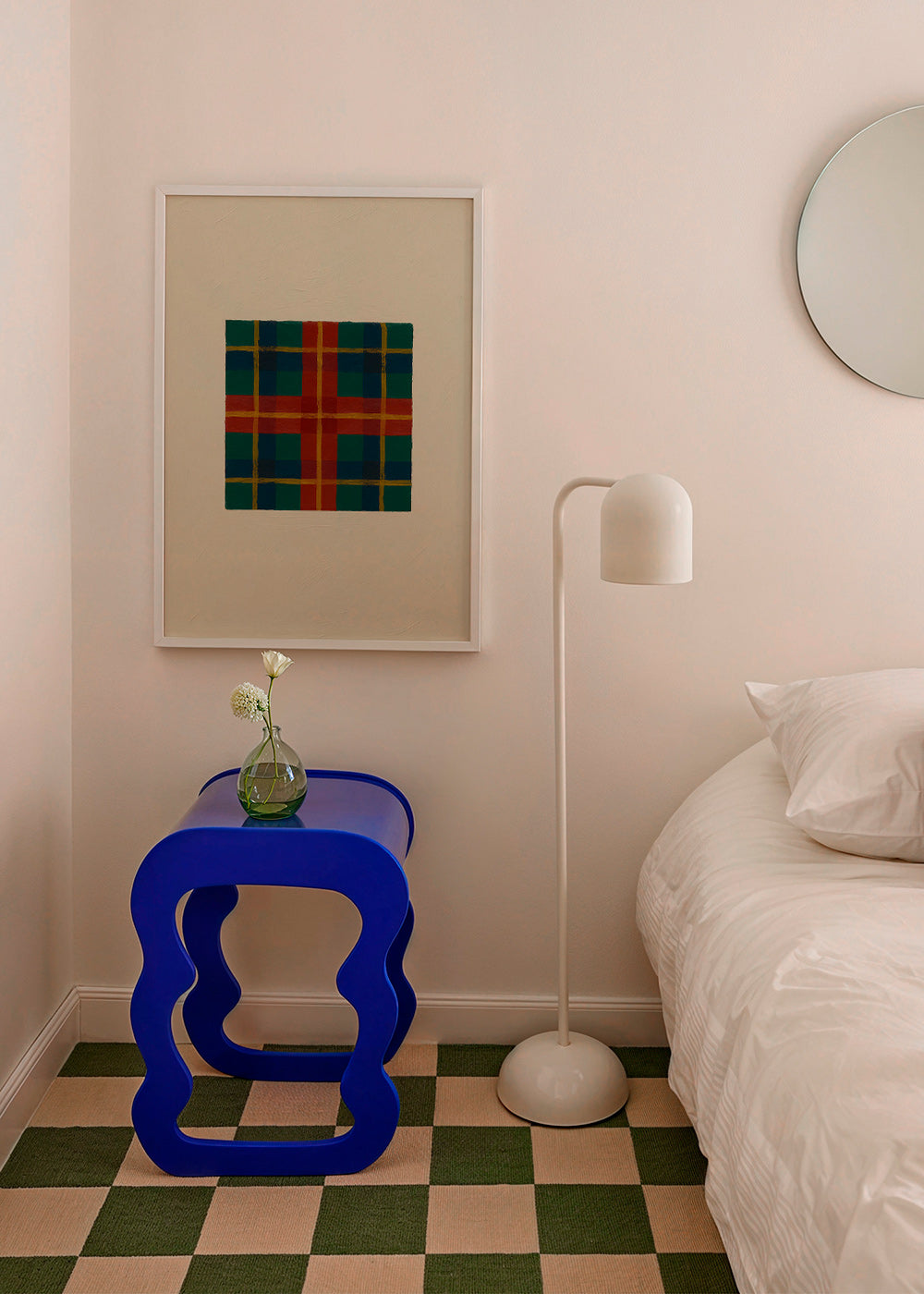 Geometrisk plakat med tartanmønster – Product3