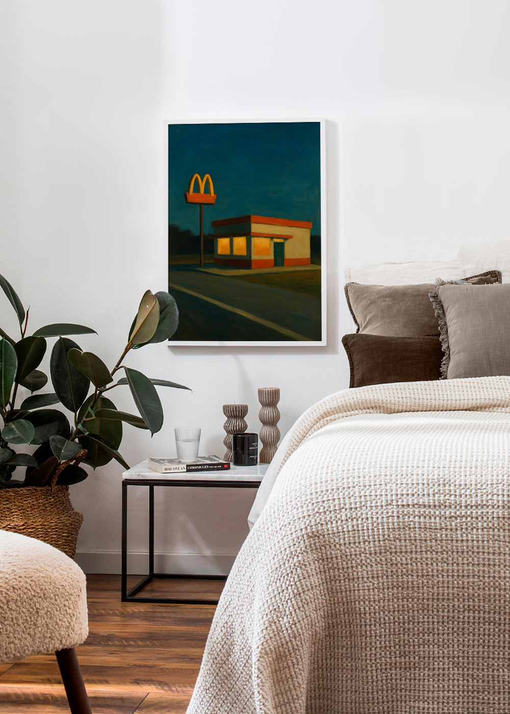 Køkkenkunst: natligt diner med ikonisk skilt – Product1