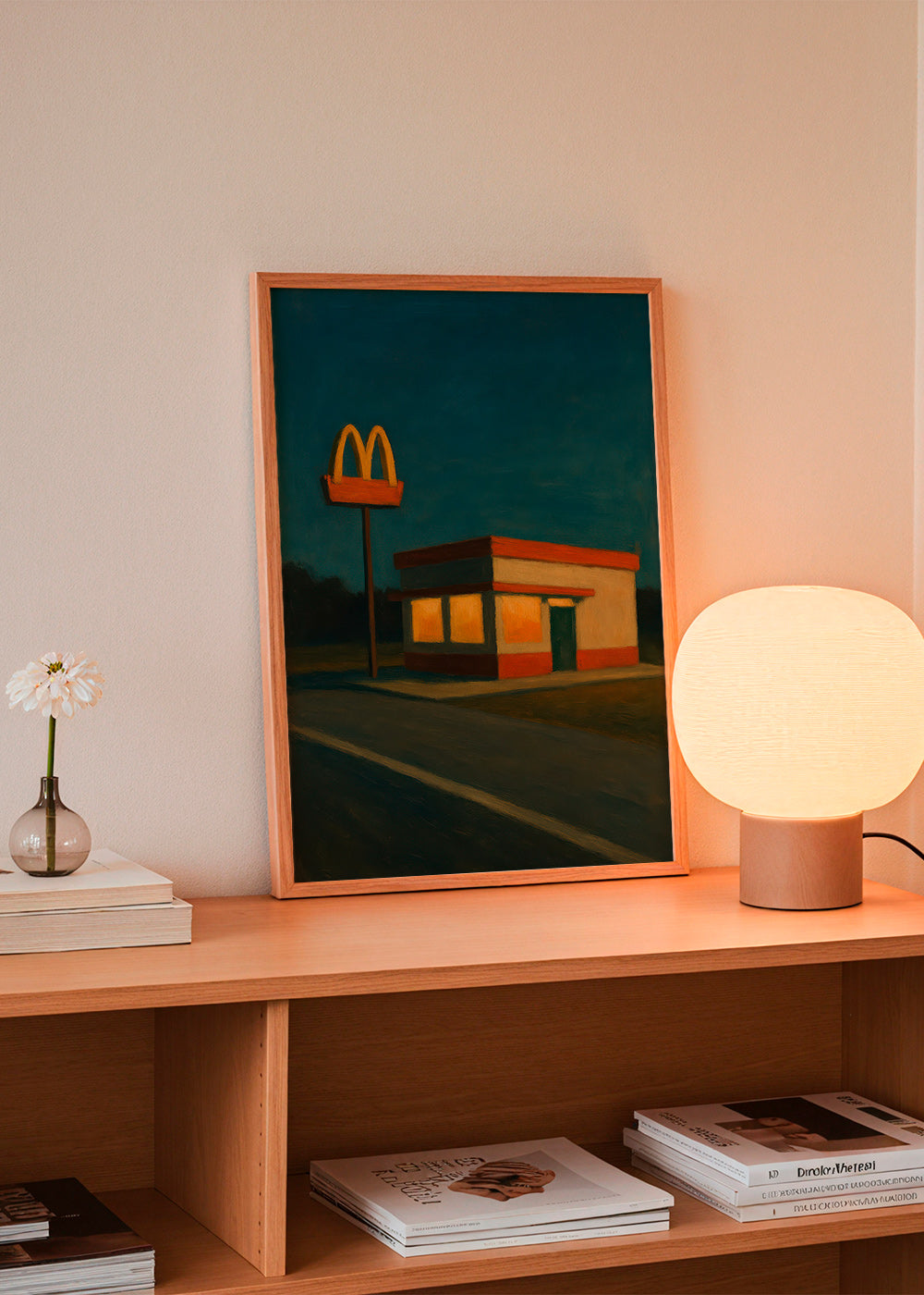 Køkkenkunst: natligt diner med ikonisk skilt – Product2
