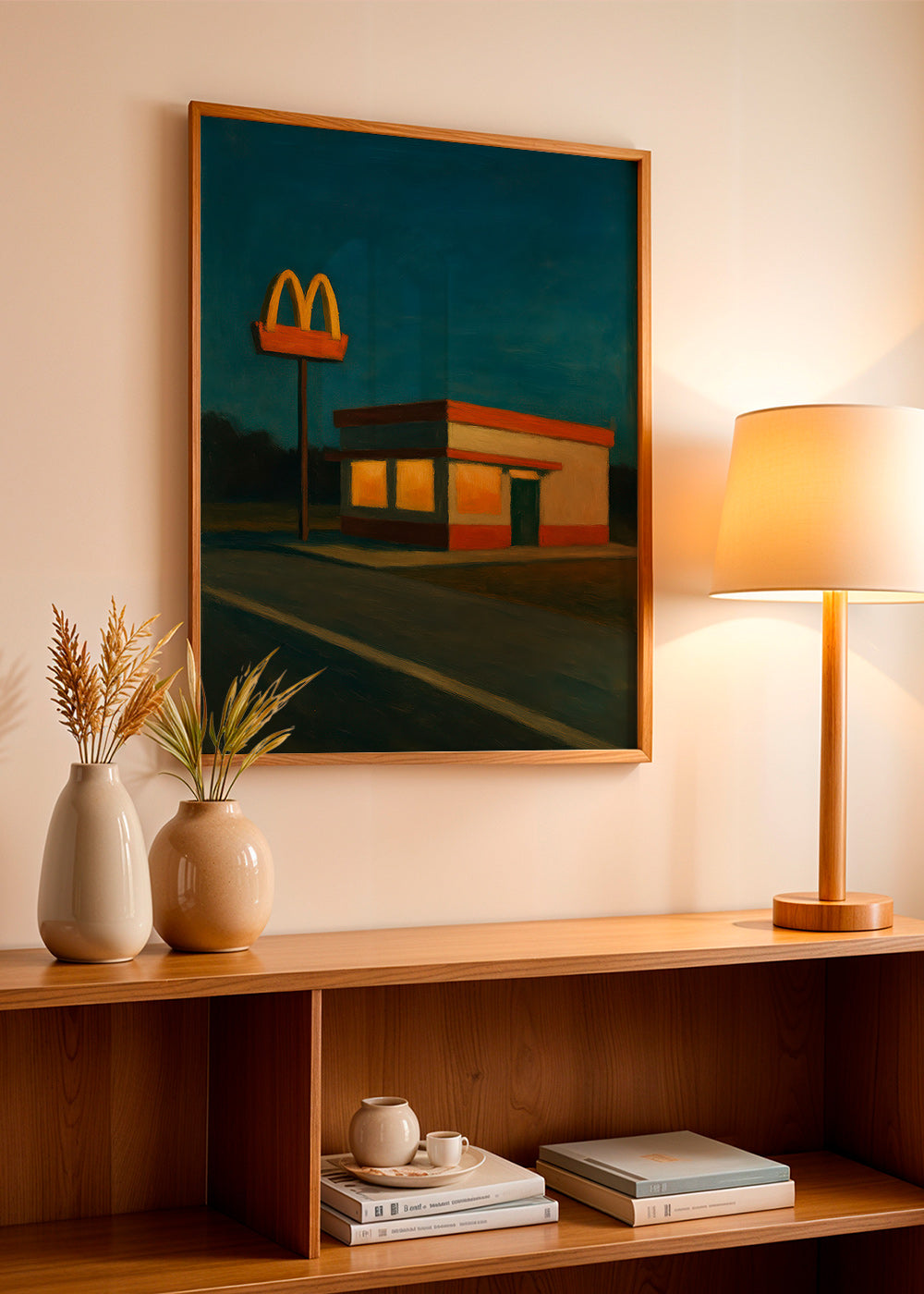 Køkkenkunst: natligt diner med ikonisk skilt – Product3
