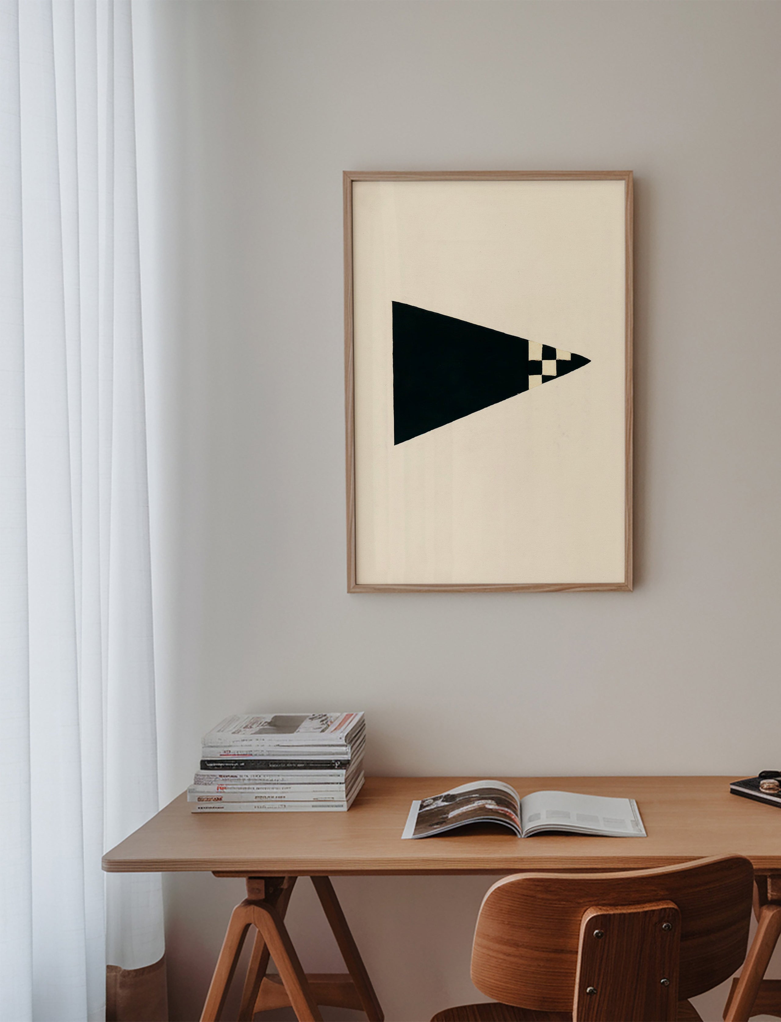Minimalistisk design med geometrisk flag – Product2