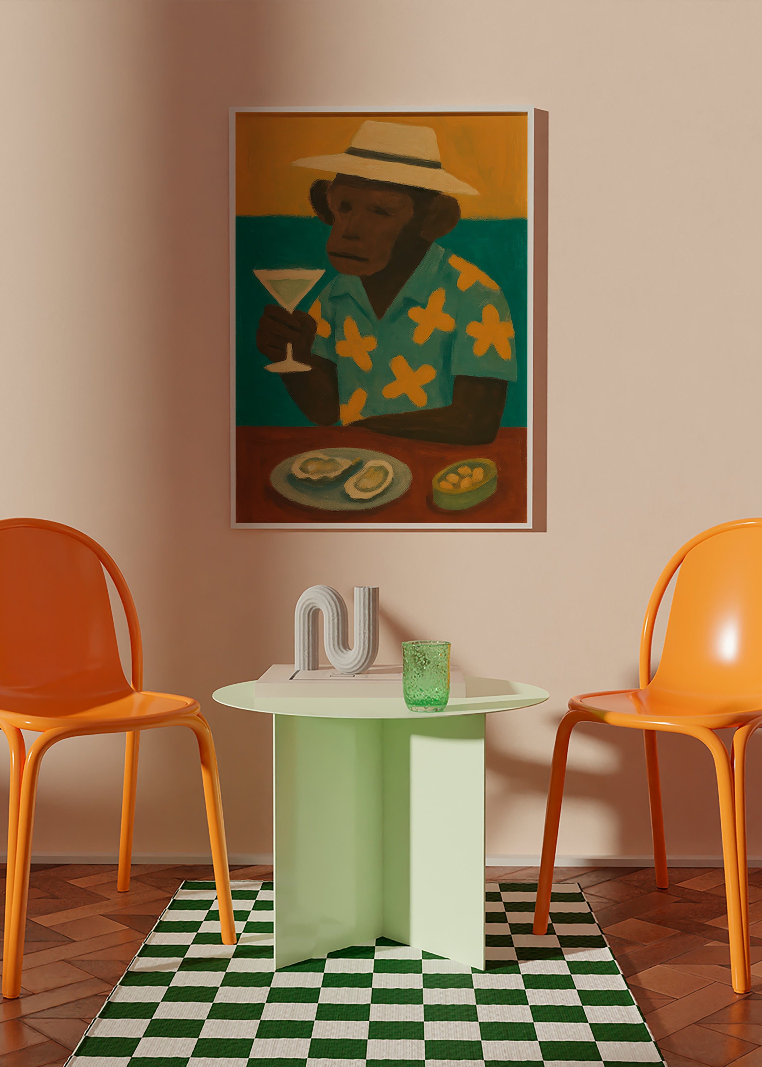 Køkkenkunst med abe og cocktail – Product3