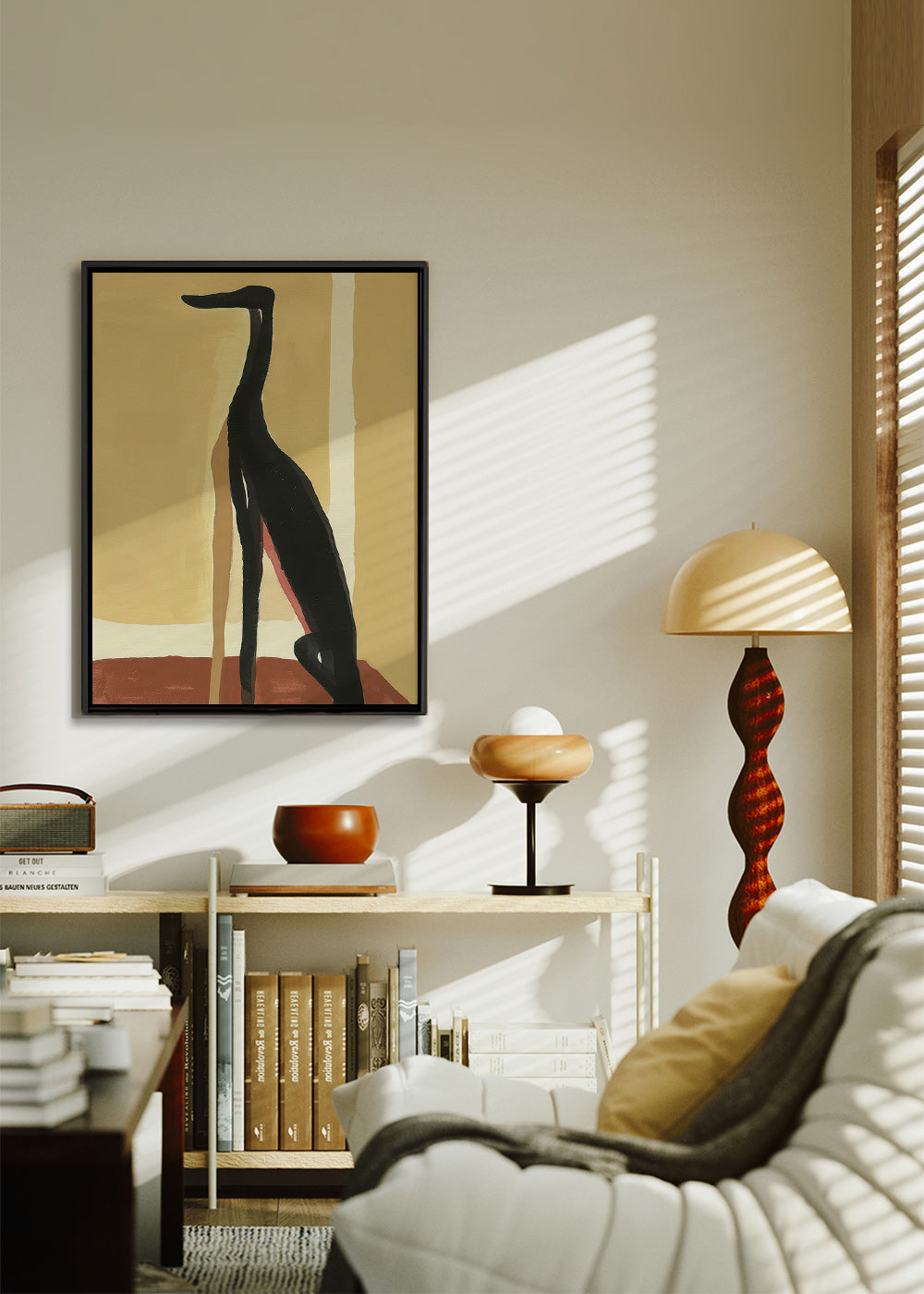 Billede af galgo i profil – Canvas2