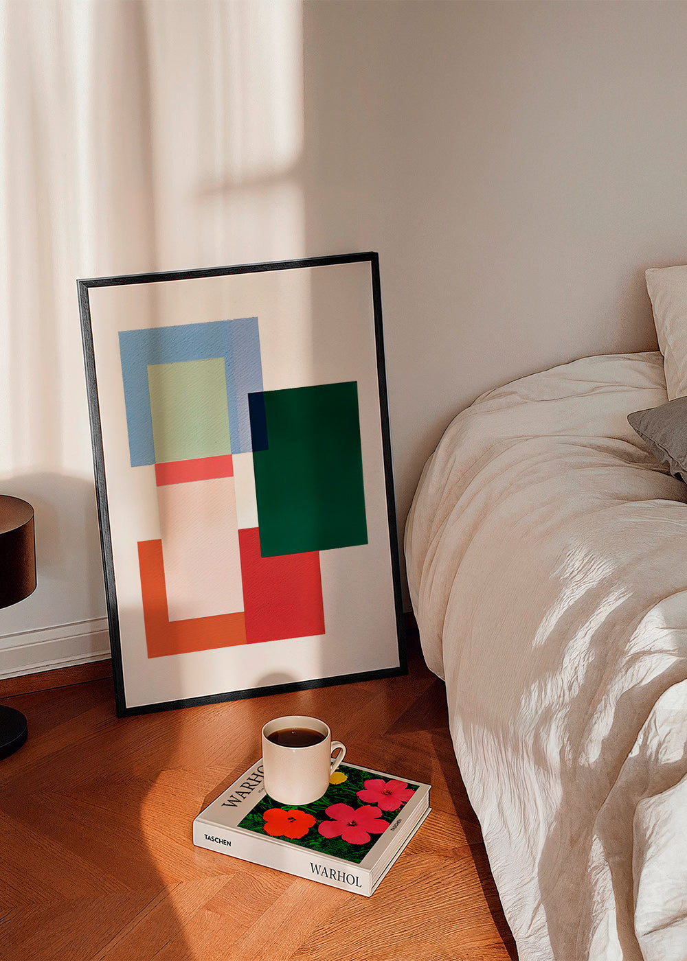 Abstrakt kunst med stablede rektangler – Product3