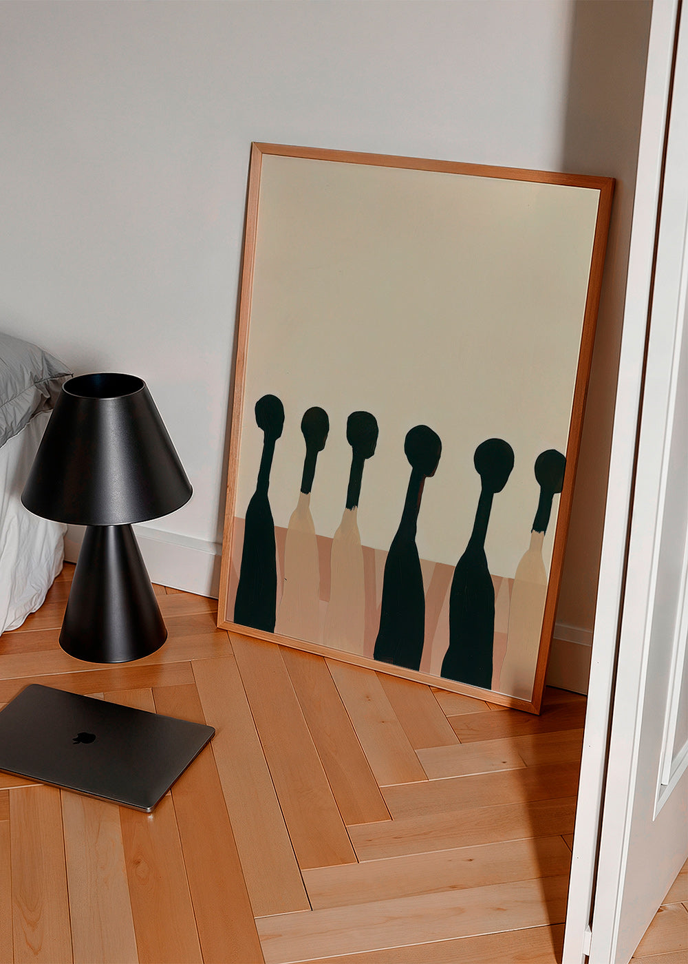 Abstrakt kunst med udstrakte figurer – Product2