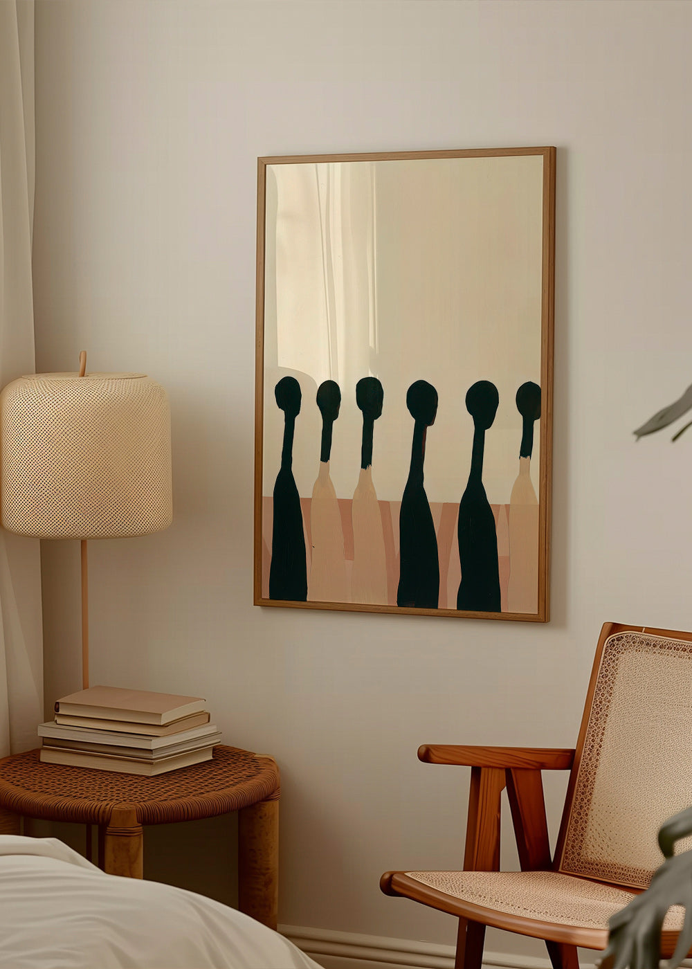 Abstrakt kunst med udstrakte figurer – Product3