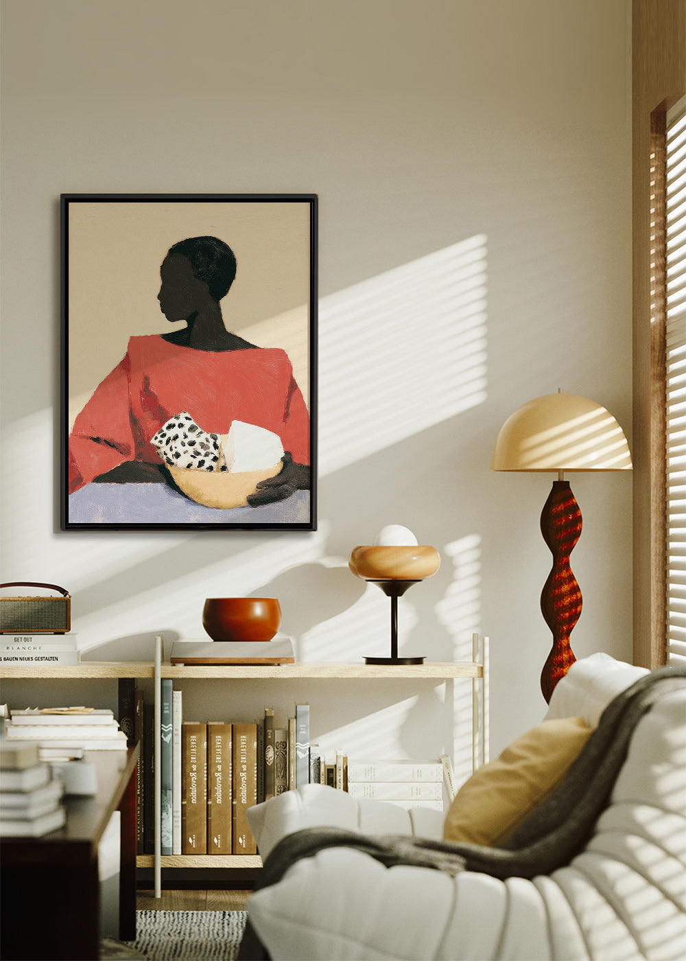 Køkkenkunst: kvinde med skål – Canvas1
