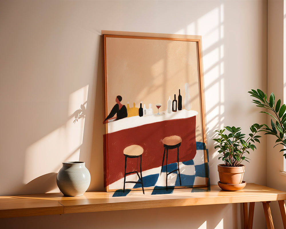 Køkkenkunst: bar med glas – Product1