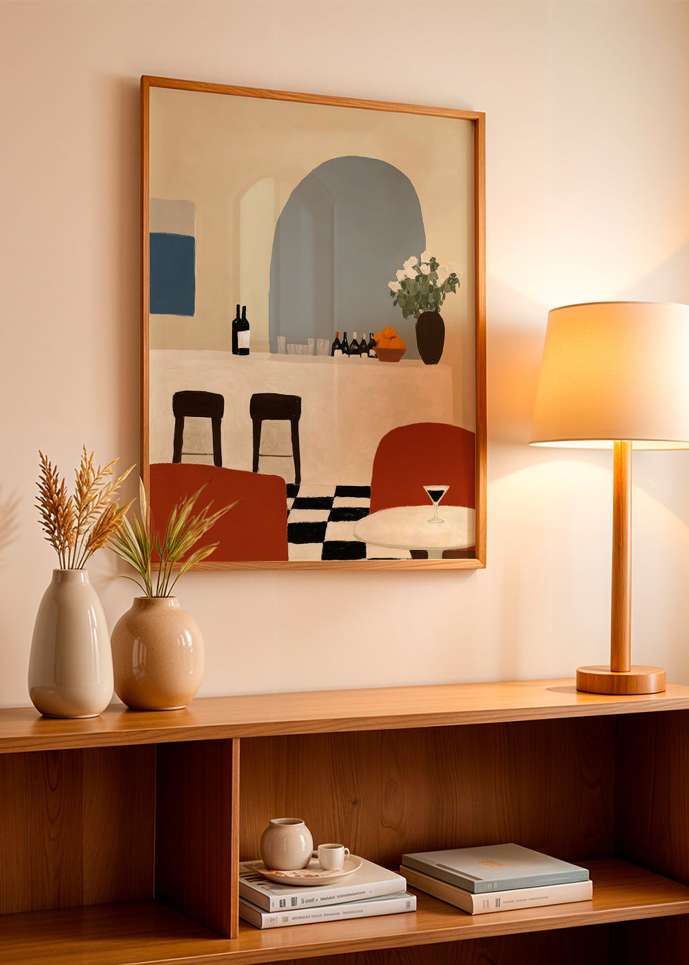 Køkkenkunst med bue og minimalistisk bar – Product1