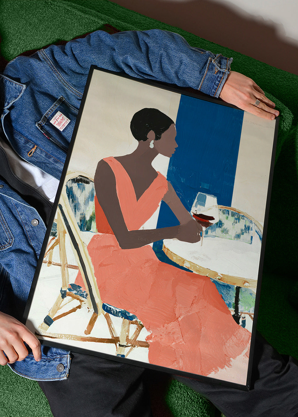 Køkkenkunst kvinde med vin – Product1