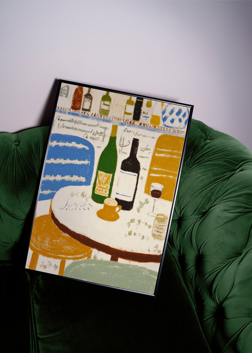 Køkkenkunst med flasker og kaffekop – Product2