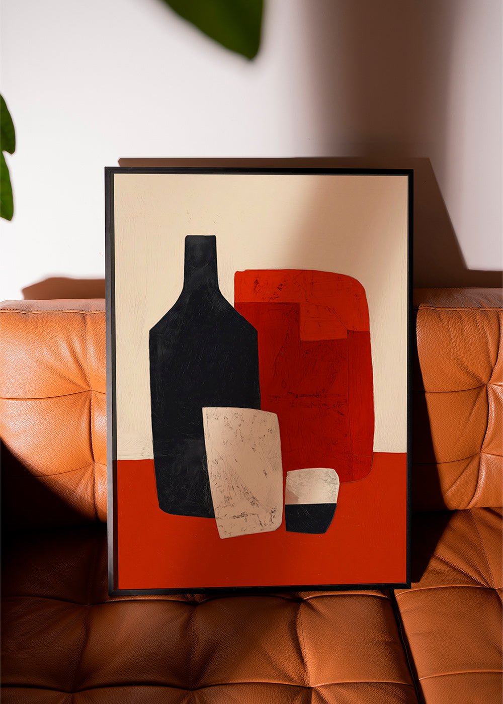 Køkkenkunst med geometrisk flaske og glas – Product1