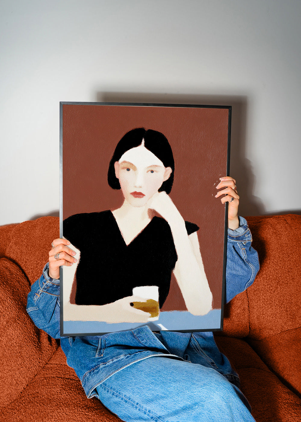 Køkkenkunst: kvinde med glas – Product3