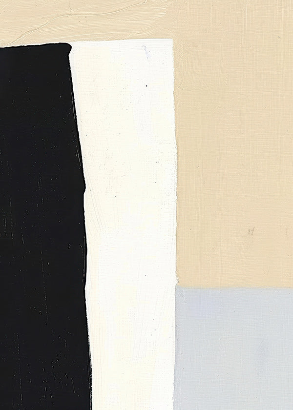 Abstrakt kunst med lodrette flader