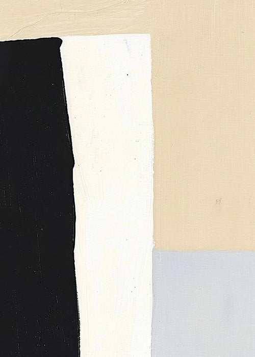 Abstrakt kunst med lodrette flader