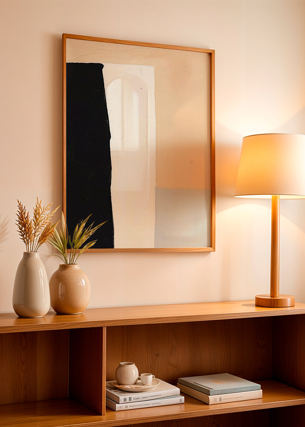 Abstrakt kunst med lodrette flader – Product2