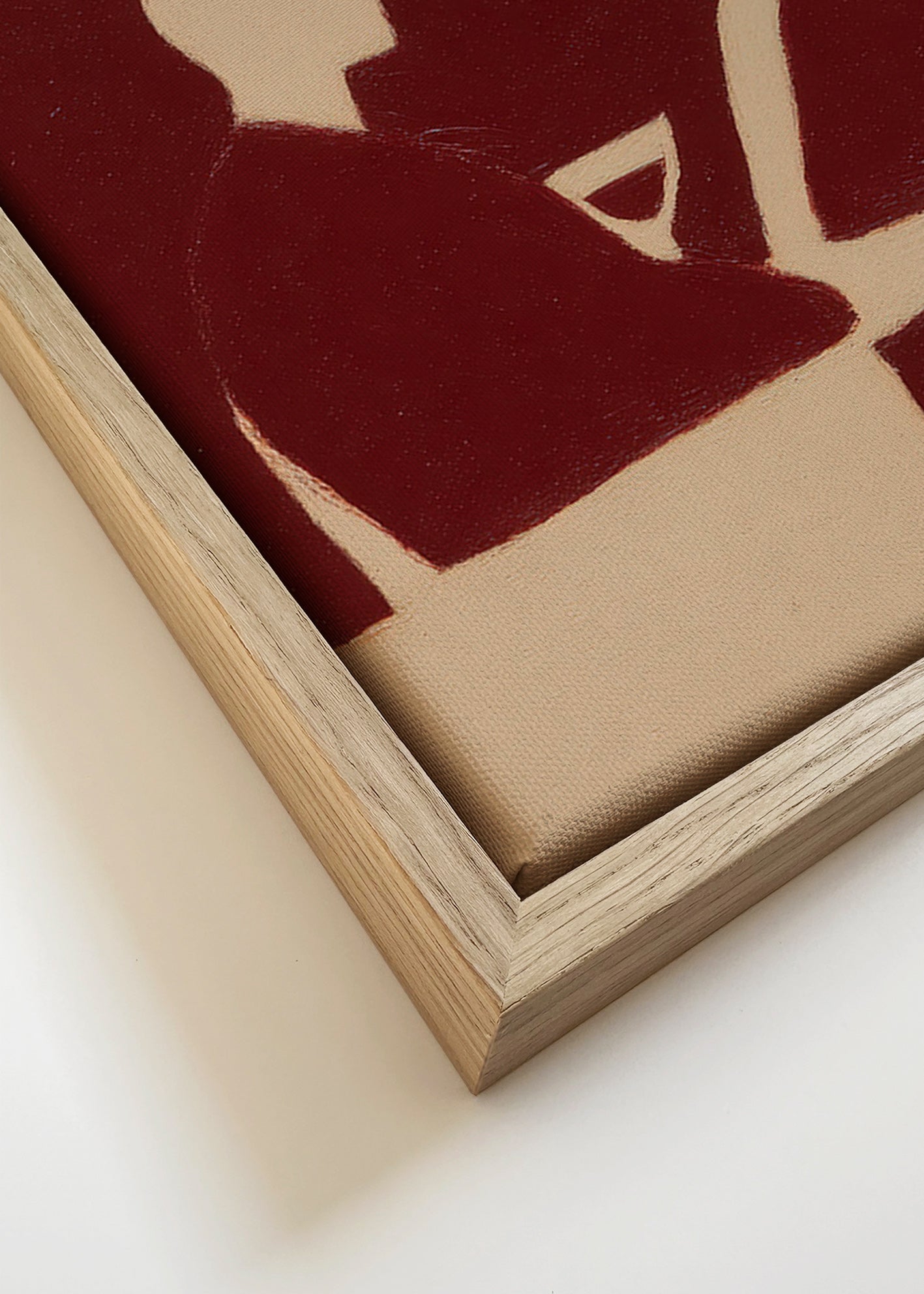 Køkkenkunst i silhuet – Canvas detail