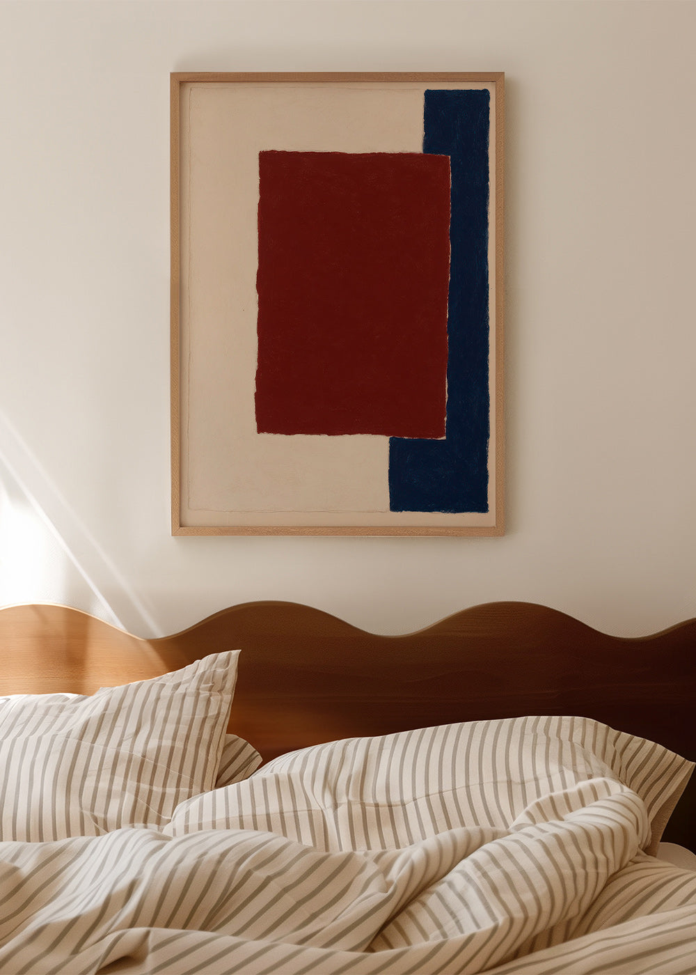 Abstrakt billede med bordeaux rektangel – Product3