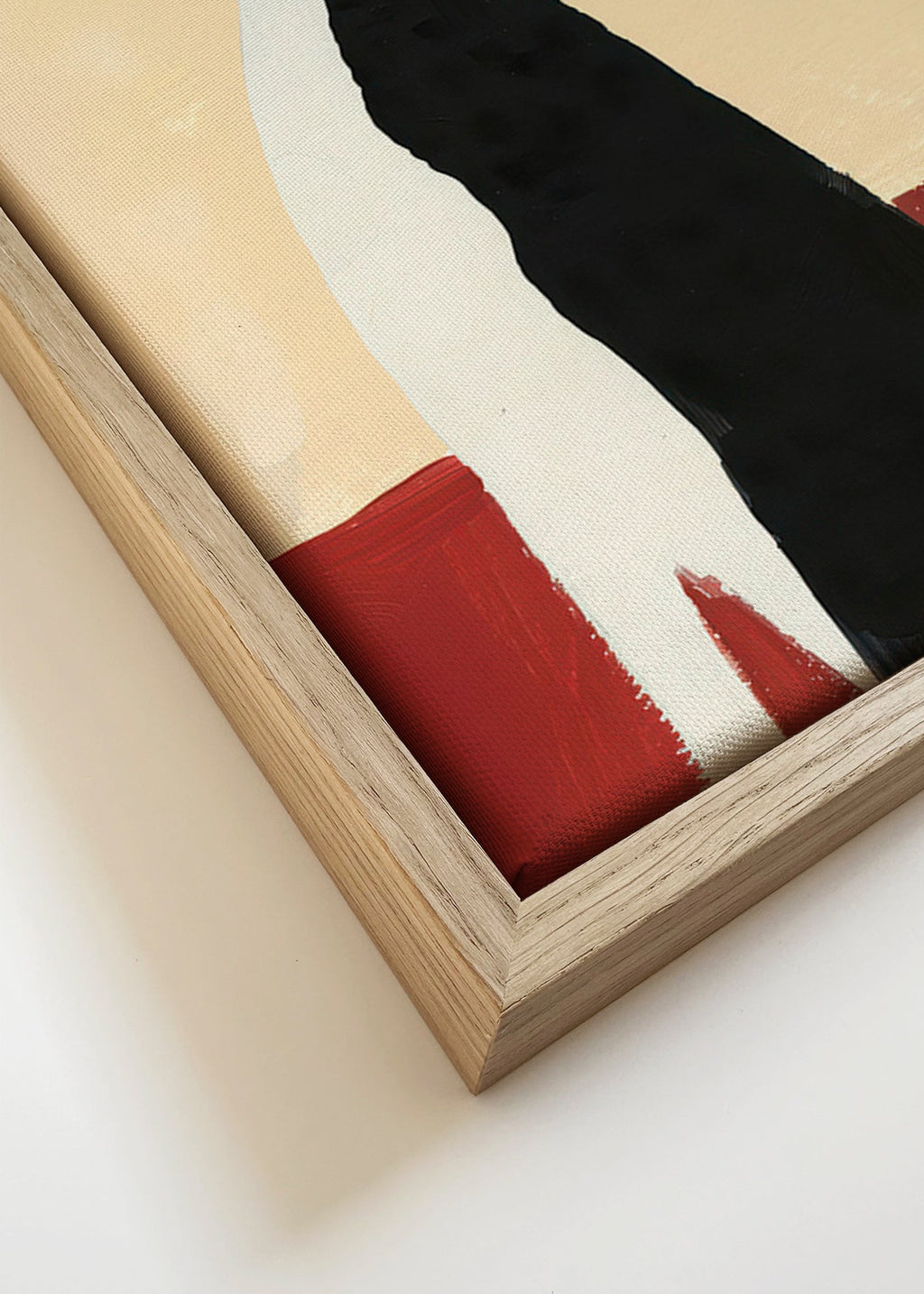 Elegant galgo i minimalistisk komposition – Canvas detail