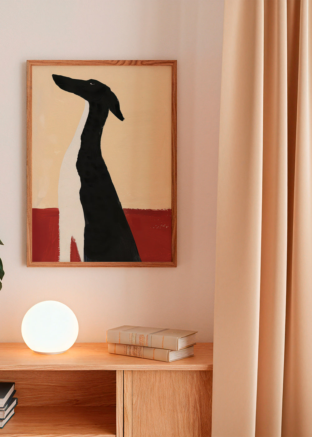 Elegant galgo i minimalistisk komposition – Product3