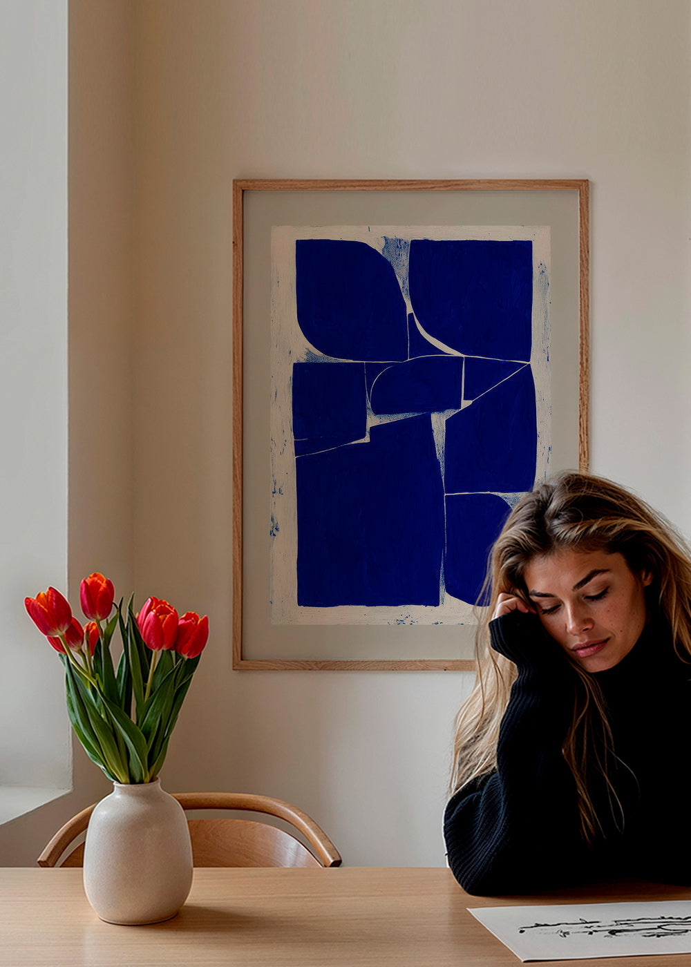Geometrisk kunst indigo blokke – Product3