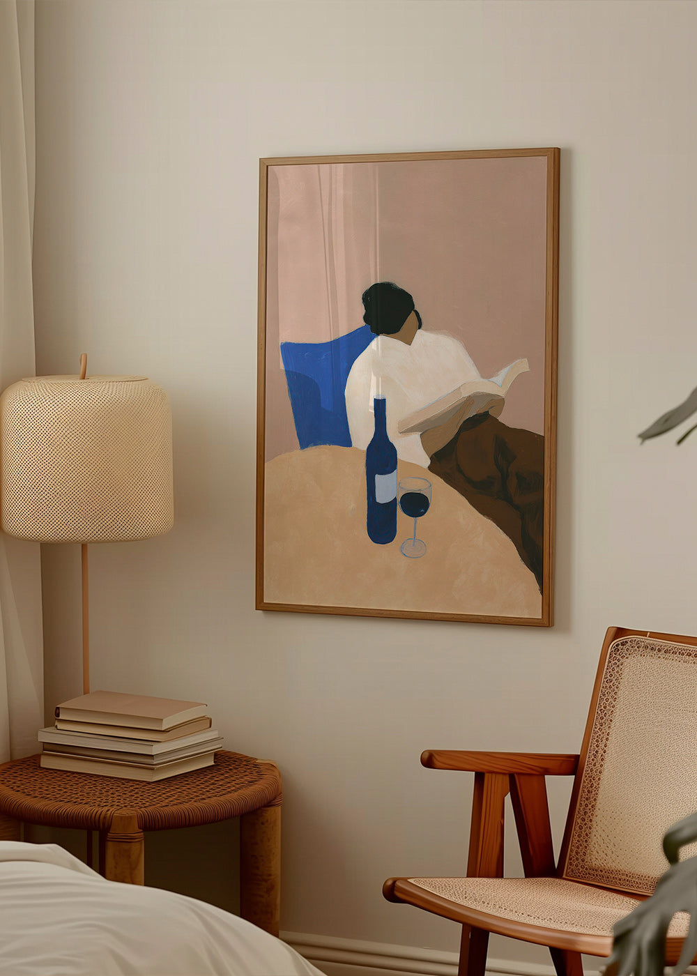 Køkkenkunst: læser med vinglas – Product2