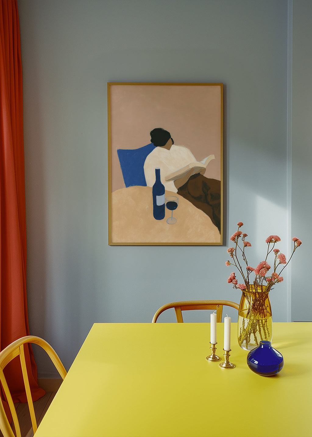 Køkkenkunst: læser med vinglas – Product3