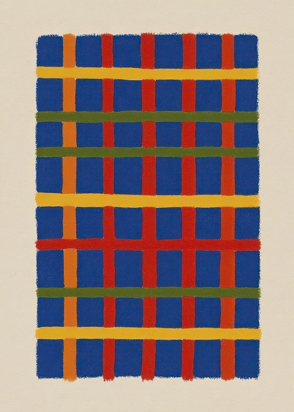 Geometrisk kunst farverist vertikal
