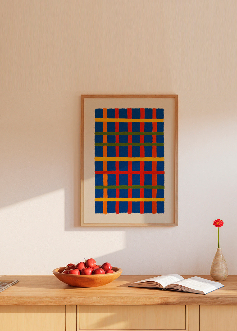 Geometrisk kunst farverist vertikal – Product2