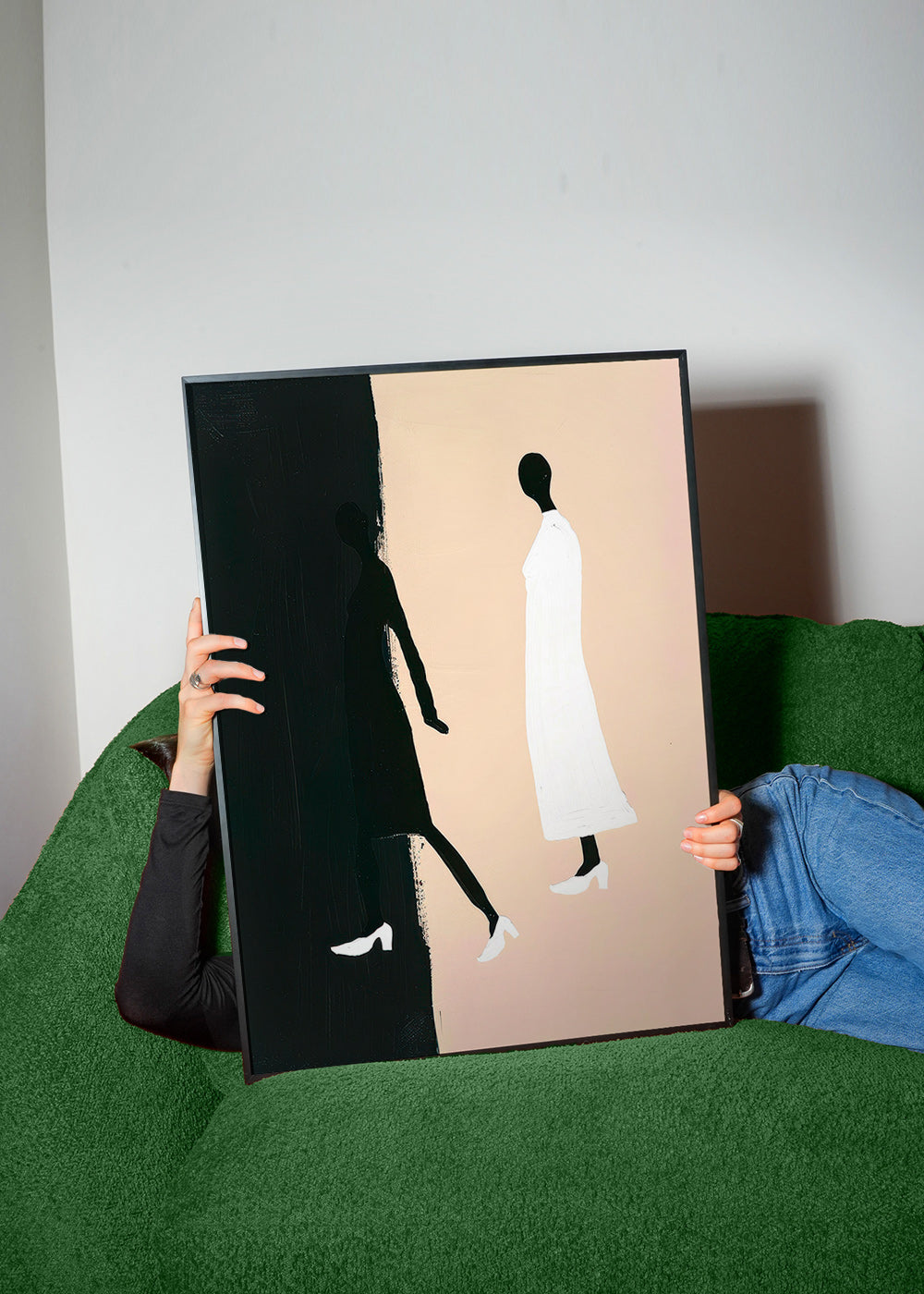 Illustration af minimalistiske silhuetter – Product1
